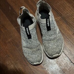 Adidas Kids Gray Slip-On Sneakers